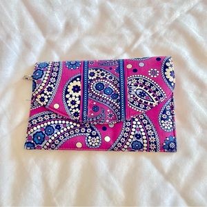 Vera Bradley Pink & Blue Folding Wallet